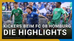 Highlights: Die Stuttgarter Kickers beim FC 08 Homburg