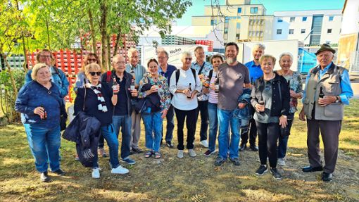 Vorfreude auf die Führung:  Teilnehmerinnen und Teilnehmer der VVS-Wochenblatt-60+- Aktion.   Foto: Reimund Abel