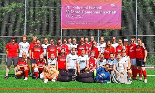 Wahre Pionierinnen am Ball: Beim VfL Kaltental gibt es seit 50 Jahren Frauenfußball.  Foto: VfL Kaltental